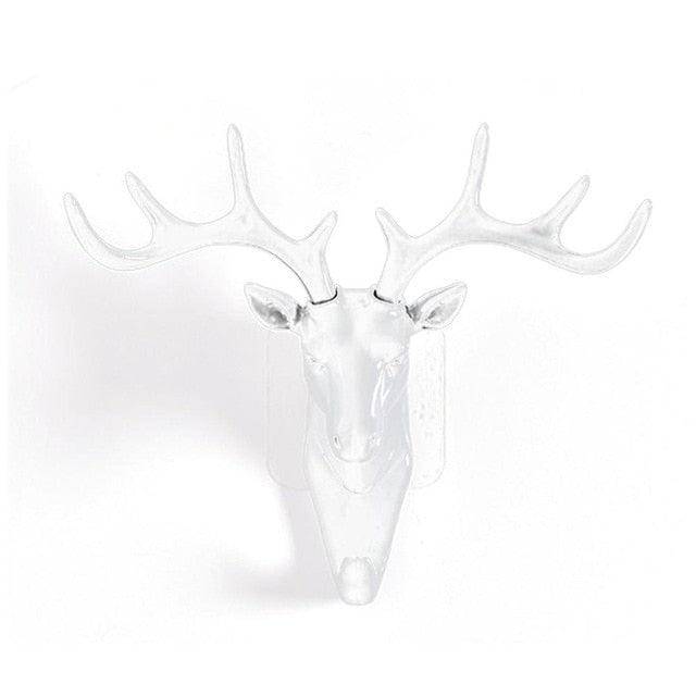 Wall Hanging Hook Vintage Deer Head Antlers for Hanging Clothes