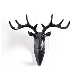 Wall Hanging Hook Vintage Deer Head Antlers for Hanging Clothes